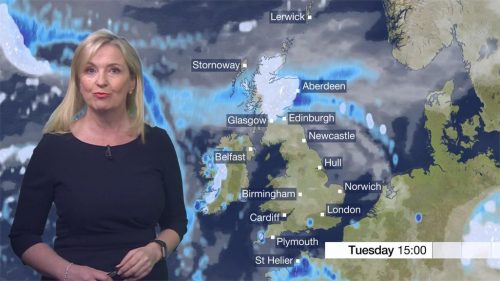 Carol Kirkwood BBC Weather Presenter