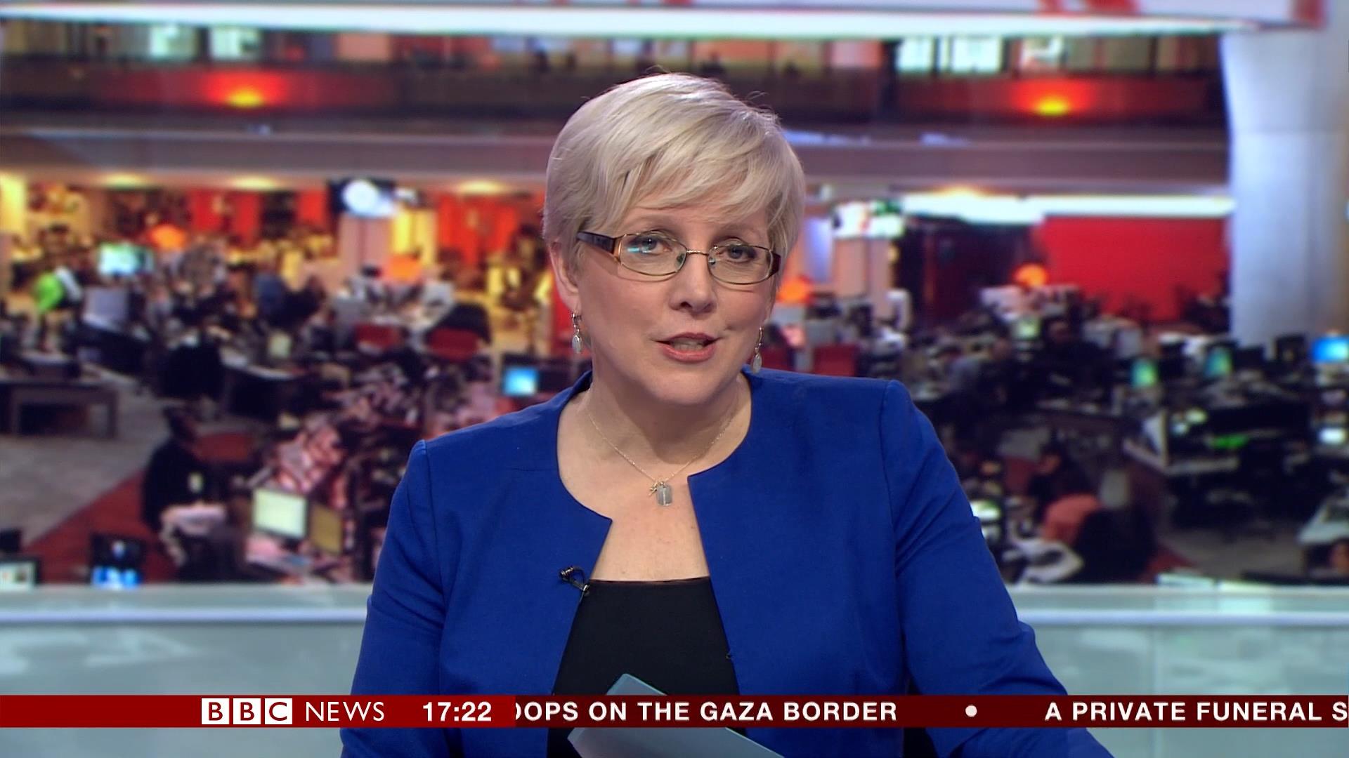 Carrie Gracie BBC News Presenter