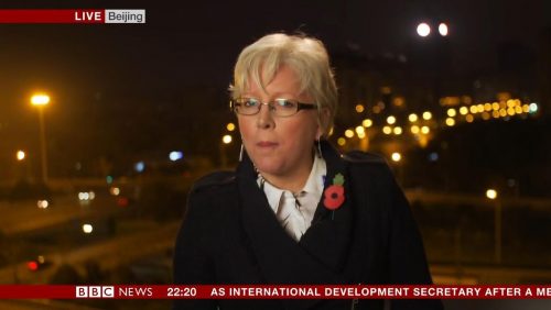 Carrie Gracie BBC News Presenter