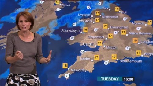 Images of Nina Ridge - BBC Weather (2)