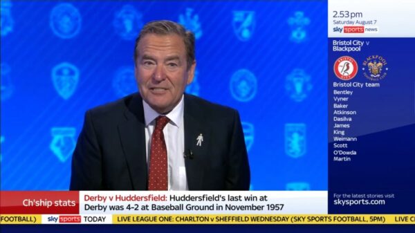 Jeff Stelling Sky Sports 4