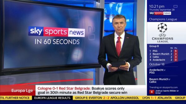 Julian Waters Sky Sports News Presenter 2