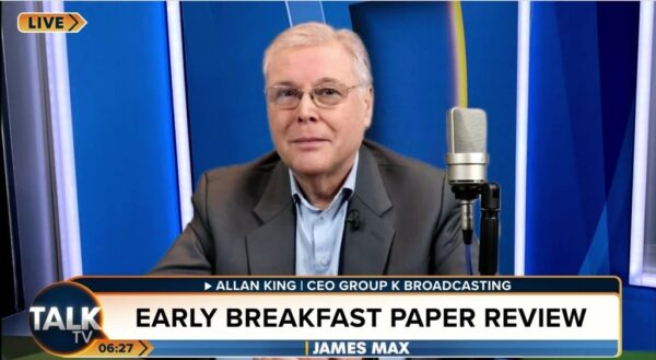 Allan King on TalkTV 1