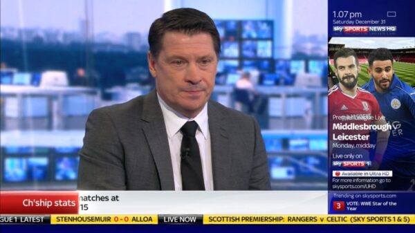 Tony Cottee Sky Sports Soccer Saturday 2