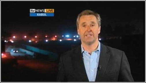 ITV News Mark Austin In Kabul Afghanistan