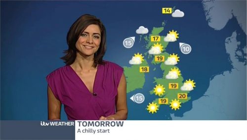 Lucy Verasamy ITV Weather Presenter