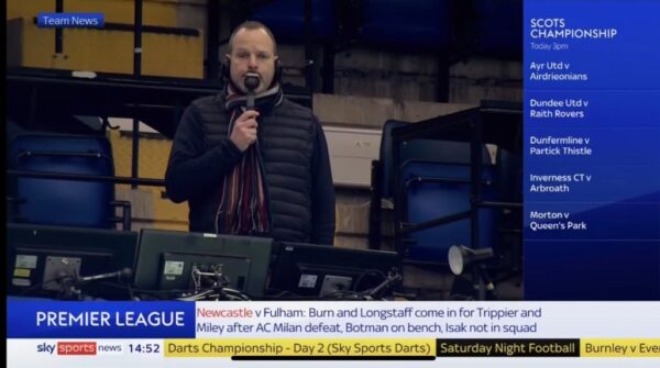 Bill Leslie on Sky