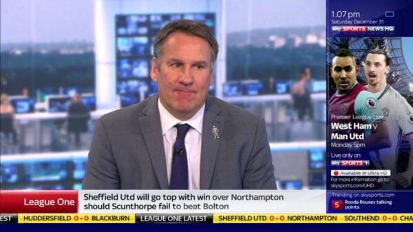 Paul Merson Sky Sports Soccer Saturday 1