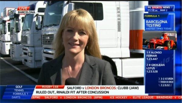 Rachel Brookes Sky Sports F1 4 Rachel Brookes Sky Sports F1 4