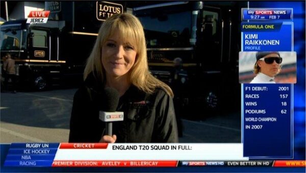 Rachel Brookes Sky Sports F1 6 Rachel Brookes Sky Sports F1 6