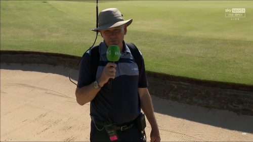Tim Barter Sky Sports Golf Reporter