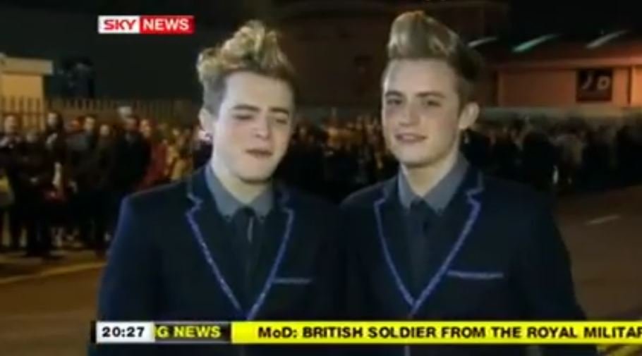 Jedward Sky News