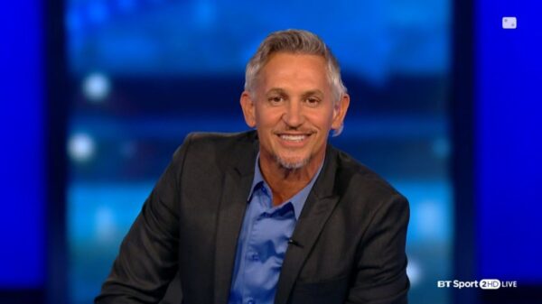 Gary Lineker BT Sport 2 Gary Lineker BT Sport 2