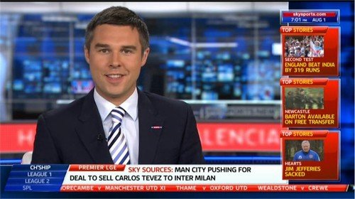 Pete Graves Sky Sports News Presenter