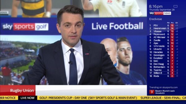 Julian Warren Sky Sports News Presenter 1