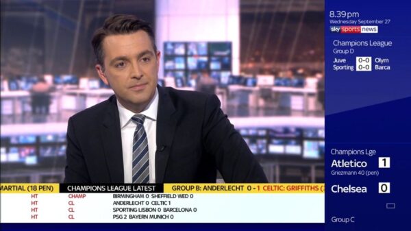 Julian Warren Sky Sports News Presenter 3