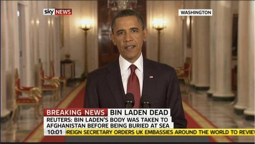 Sky News osama bin laden dead