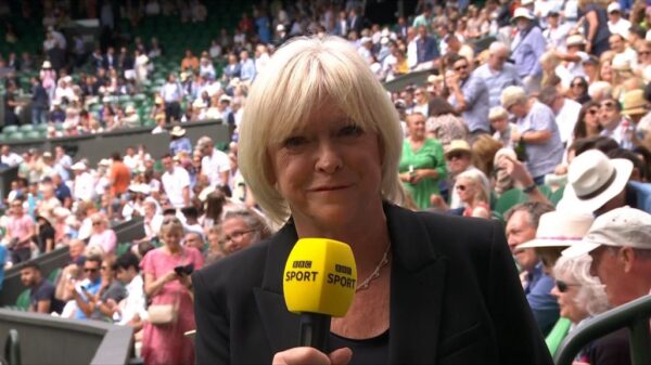 Sue Barker BBC Wimbledon Presenter 1