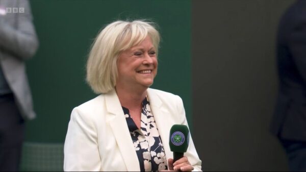Sue Barker back at Wimbledon to Interview Andy Murray 2