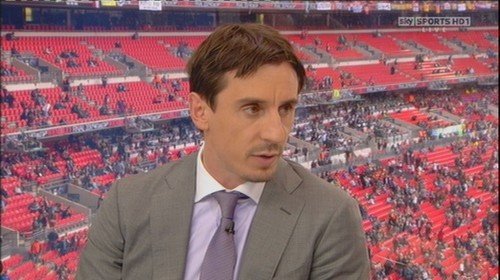 Gary Neville Sky Sports Football Commentator