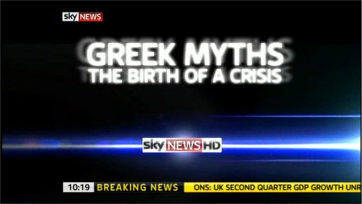 Sky News Promo  Greek Crisis
