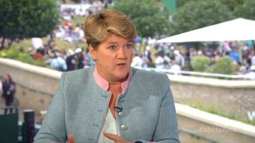 Clare Balding at Wimbledon