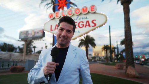 Craig Doyle at Super Bowl 58 for ITV
