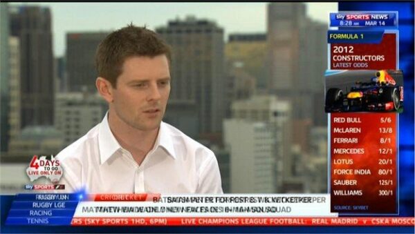 Anthony Davidson Sky Sports F1 Presenter 2