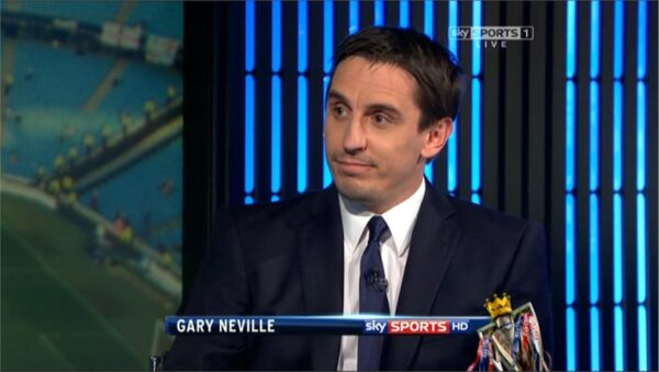 Gary Neville Sky Sports 2