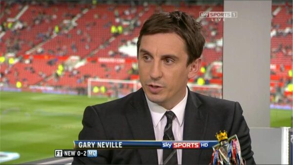 Gary Neville Sky Sports 3