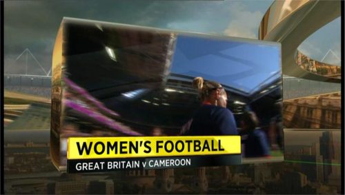 Example of BBC Sports graphics during London 2012 (1)