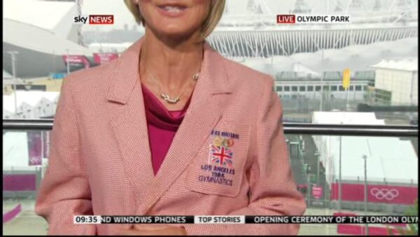 Jacquie Beltrao presents in Olympic Jacket 2 Jacquie Beltrao presents in Olympic Jacket 2