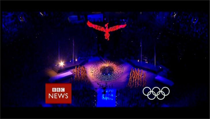BBC News closes with London 2012 montage