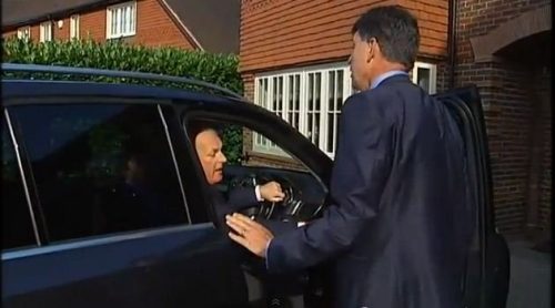 Kelvin MacKenzie doorstepped by Alex Thomson of Channel 4 News over Hillsborough
