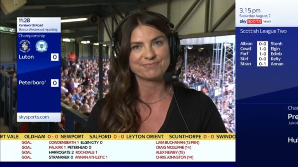 Bianca Westwood Sky Sports 5