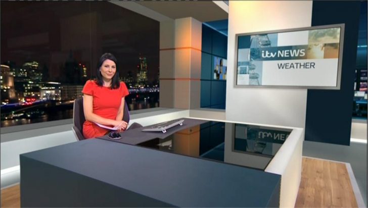 Images of ITV News London’s new studio