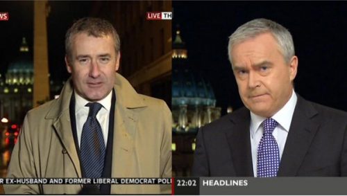 Colin Brazier and Huw Edwards