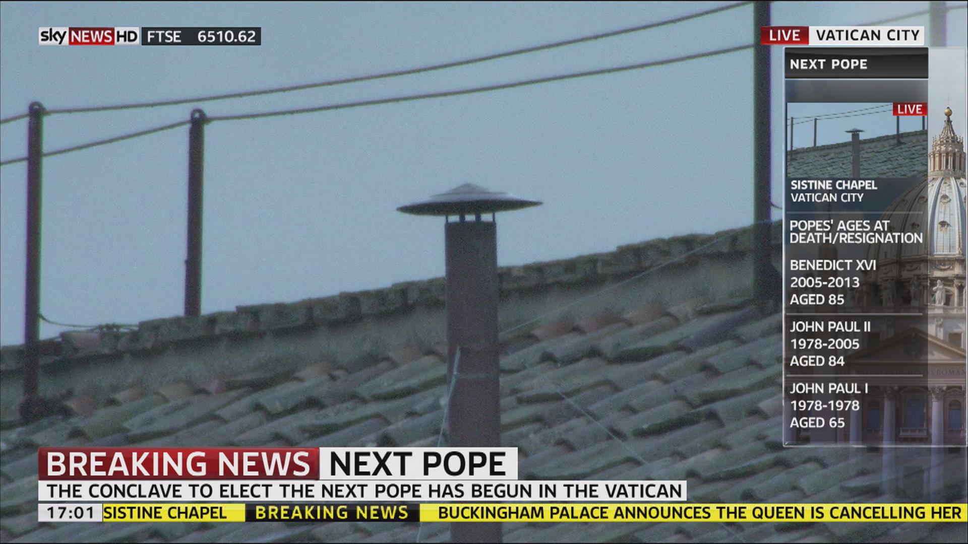 New Pope  Sky News HD Panel