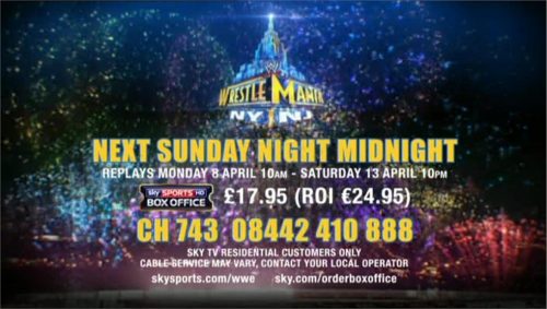 WWE Wrestlemania 29: Sky Sports Promo