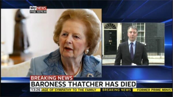 Margaret Thatcher dies Skys Joey Jones remembers 04 08 14 28 50