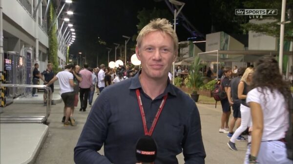 Simon Lazenby Sky Sports F1 1