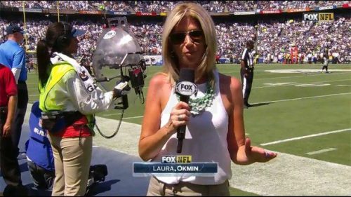 Laura Okmin - NFL on Fox - Sideline Reporter (1)