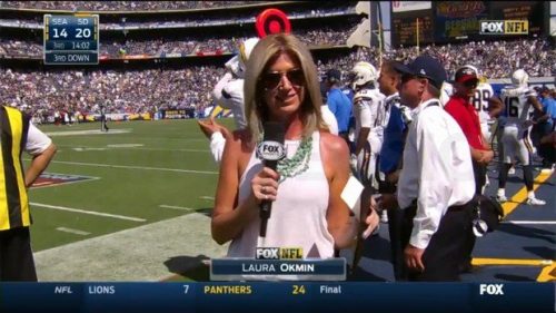 Laura Okmin - NFL on Fox - Sideline Reporter (2)