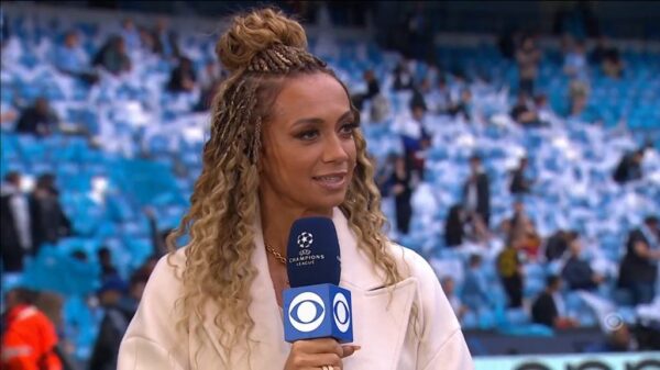 Kate Abdo on CBS UEFA 3