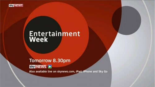 ‘Entertainment Week’ launches tonight on Sky News