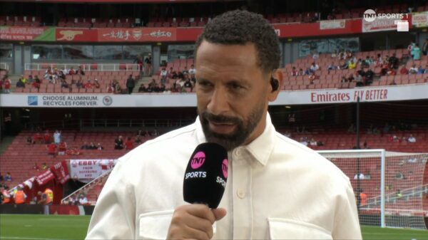 Rio Ferdinand on TNT Sports 1