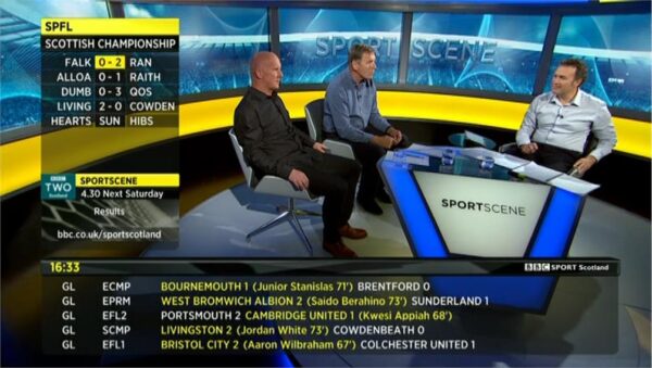 BBC Sport Sportscene Results Scotland 2014 19