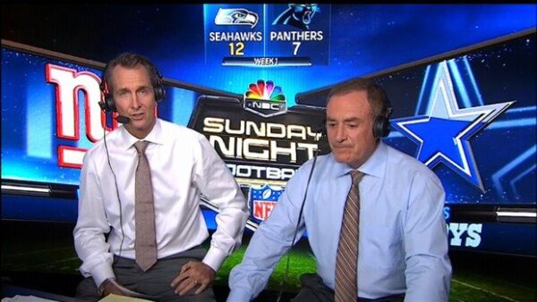Al Michaels NFL on NBC Commentator Sunday Night Football 16