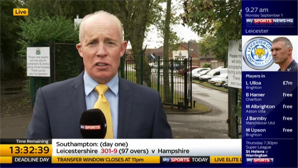 David Craig Sky Sports News HQ