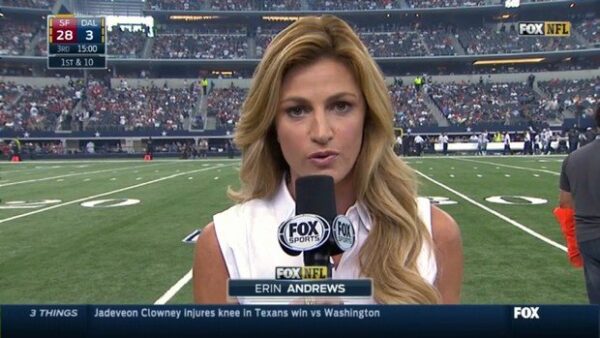 Erin Andrews NFL on Fox Sideline Reporter 1